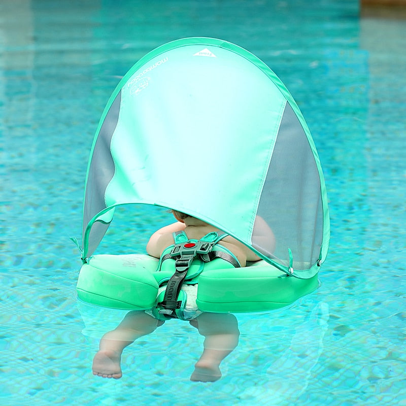 Bouée Bébé Flotteur avec Ombrelle