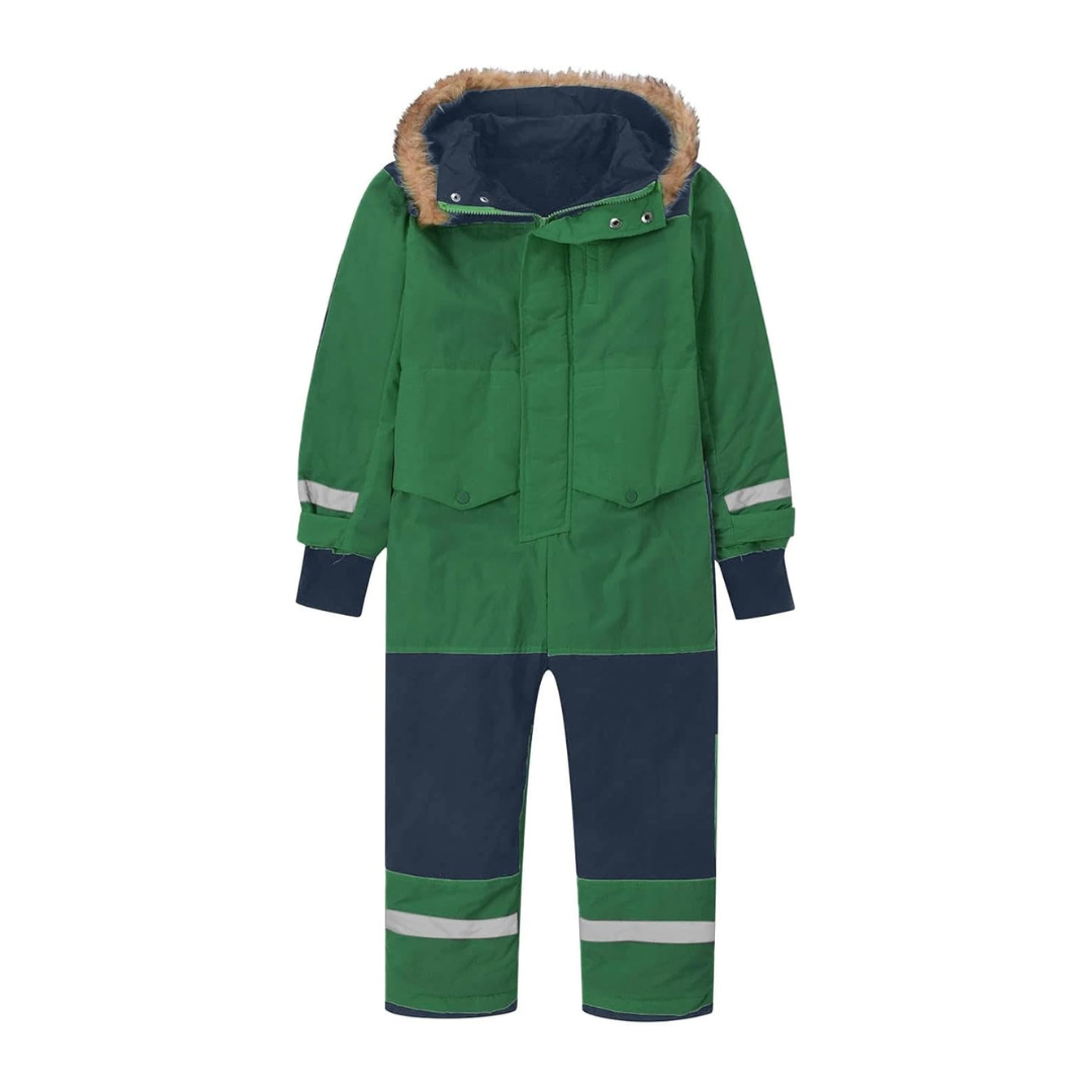 Combinaison de Ski Enfant avec Capuche Fourrure - Snowboo