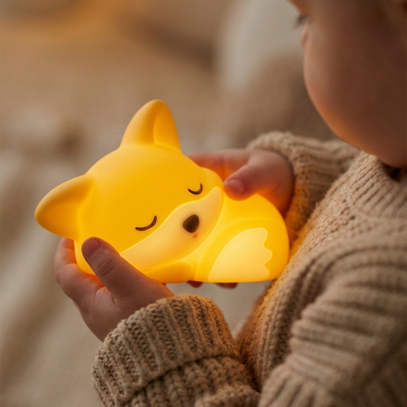 Veilleuse Léo le Renard rechargeable