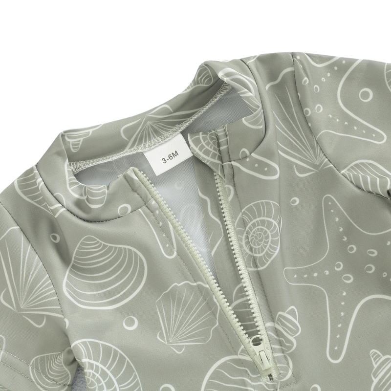 Maillot de Bain Bébé Garçon Manches Courtes