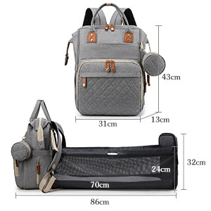 Sac à langer sac à dos avec matelas intégré, photo 18