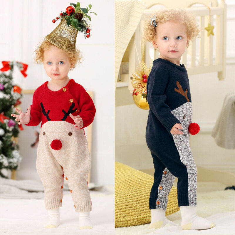 Combinaison Hiver Noël Bébé Laine