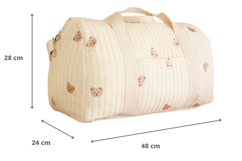Grand sac à langer bébé coton matelassé, photo 20