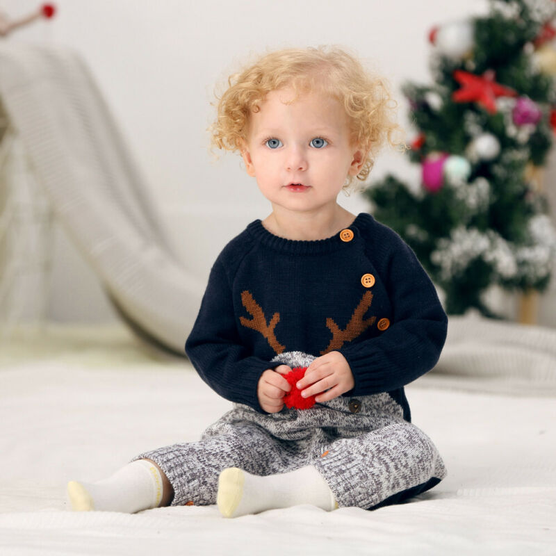 Combinaison Hiver Noël Bébé Laine