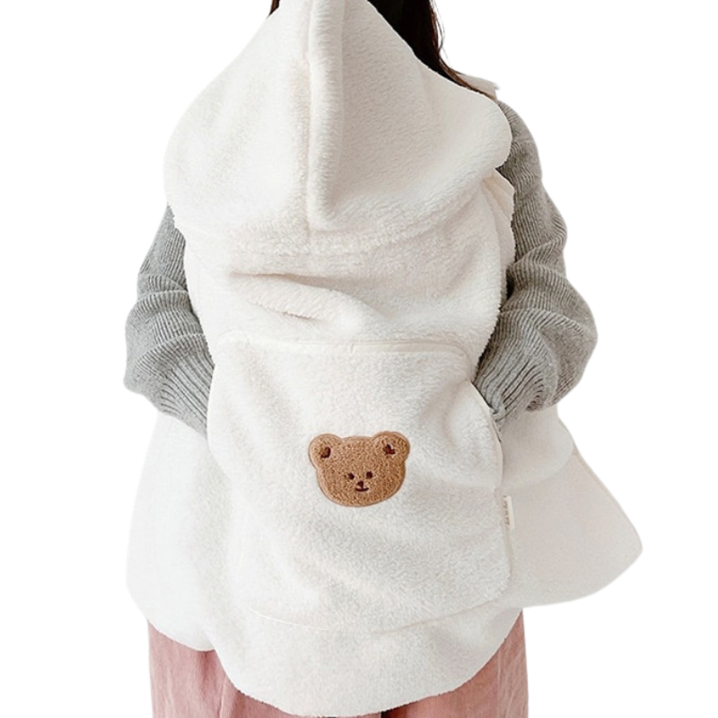 Couverture Porte-Bébé Polaire 2en1