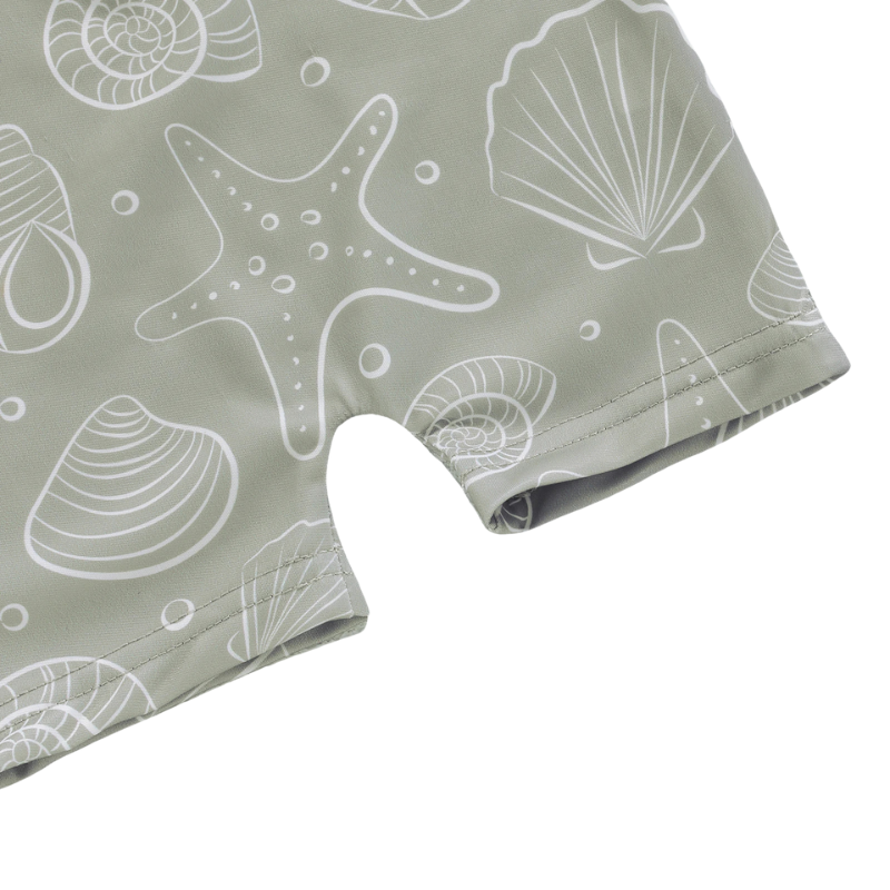Maillot de Bain Bébé Garçon Manches Courtes
