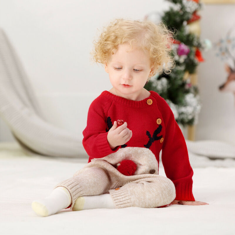 Combinaison Hiver Noël Bébé Laine