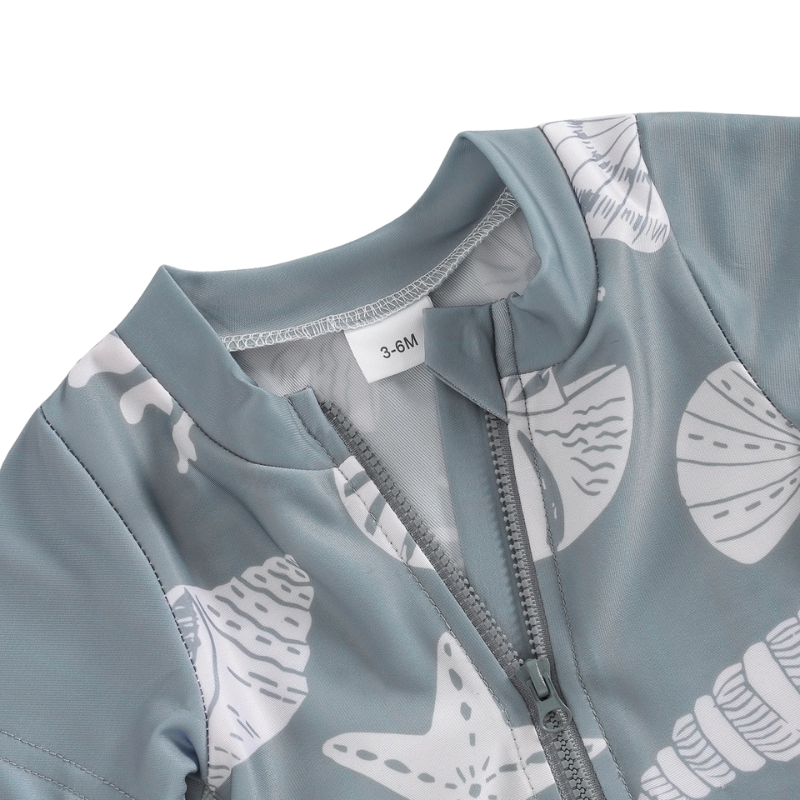 Maillot de Bain Bébé Garçon Manches Courtes