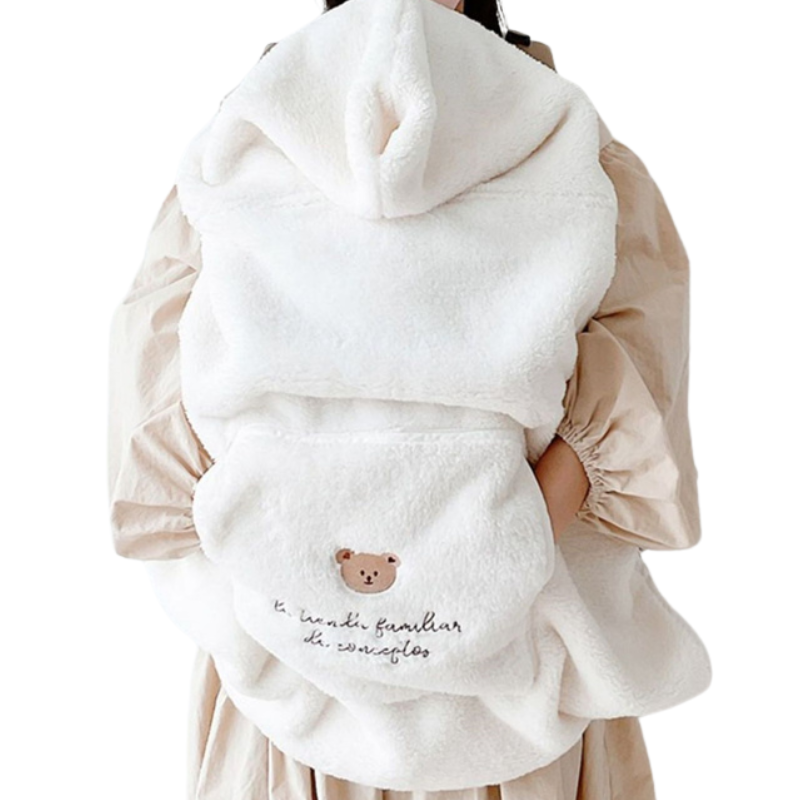 Couverture Porte-Bébé Polaire 2en1