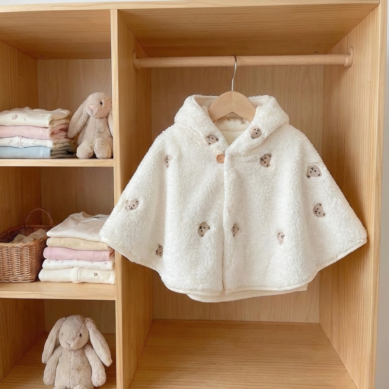 Manteau Cape Polaire Porte-Bébé