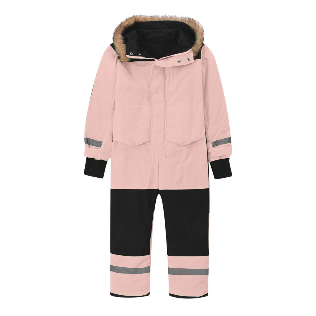 Combinaison de Ski Enfant avec Capuche Fourrure - Snowboo