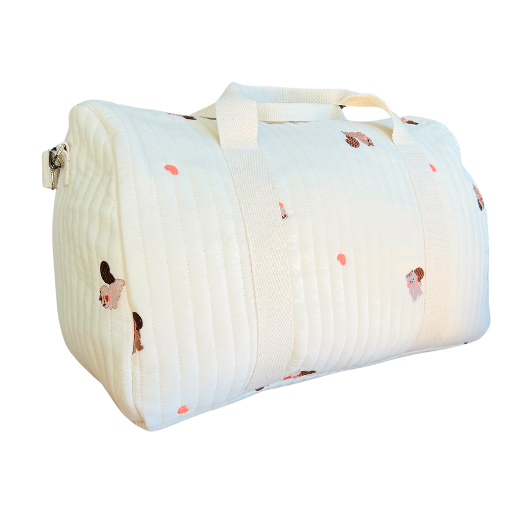 Sac à Langer Maternité Écureuil, Trousse de Rangement et Couverture