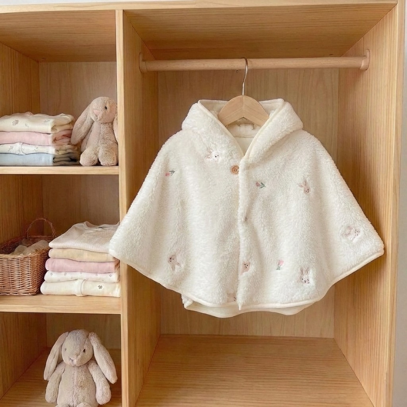 Manteau Cape Polaire Porte-Bébé