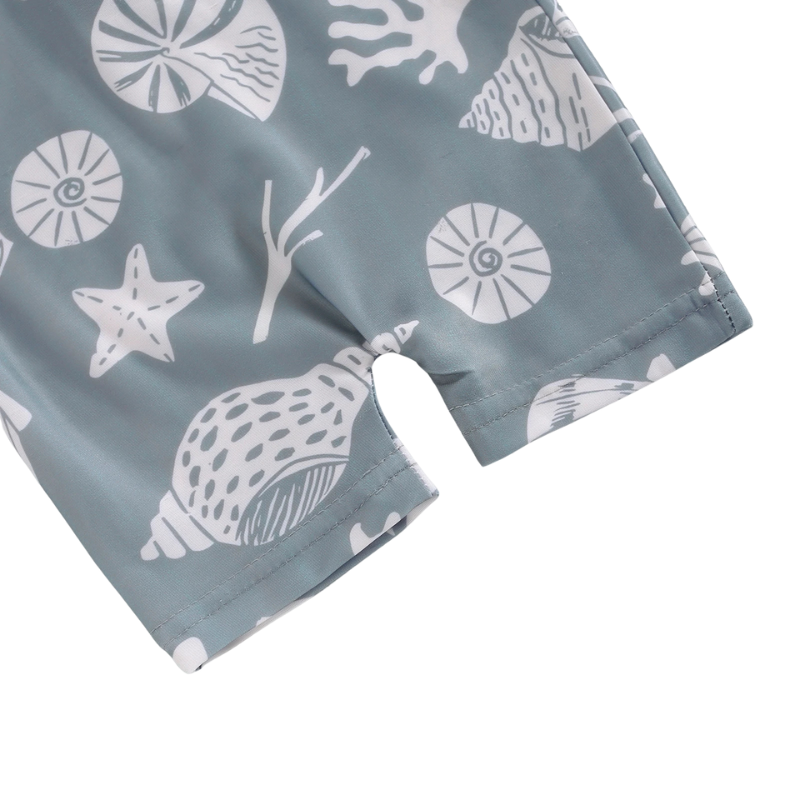 Maillot de Bain Bébé Garçon Manches Courtes