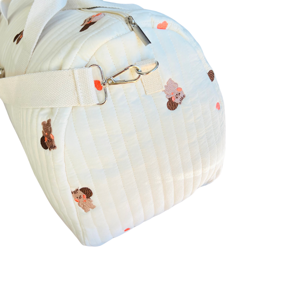 Sac à Langer Maternité Écureuil, Trousse de Rangement et Couverture