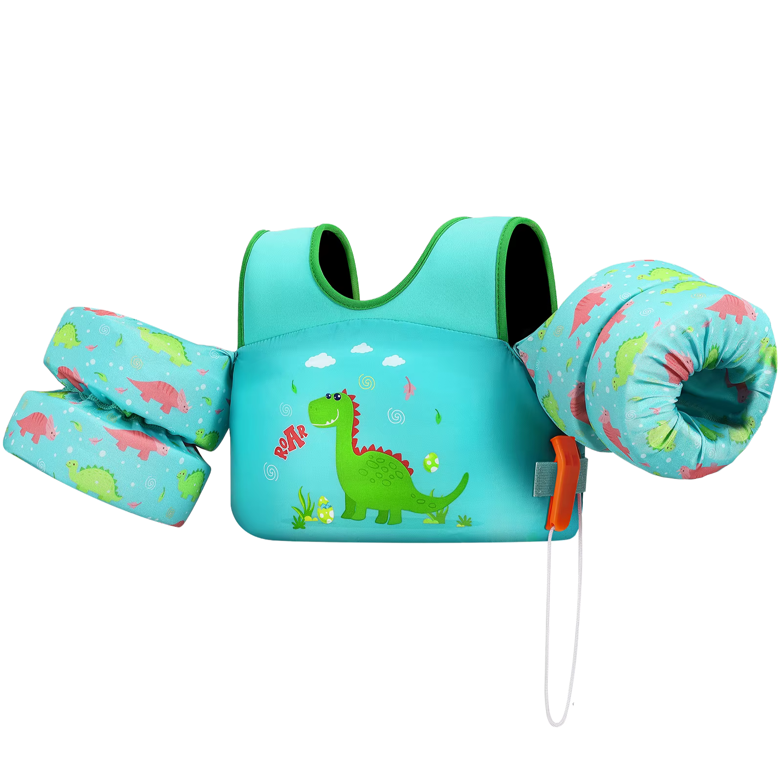 Gilet de natation enfant avec brassards intégrés