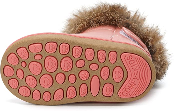 Bottes de Neige Fourrées Hiver Bébé / Enfant avec Fourrure