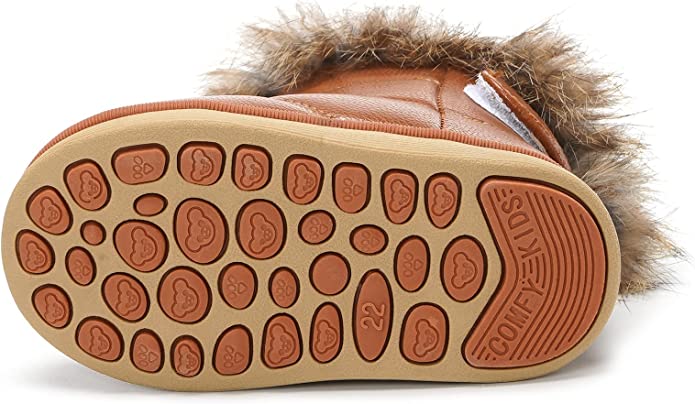 Bottes de Neige Fourrées Hiver Bébé / Enfant avec Fourrure