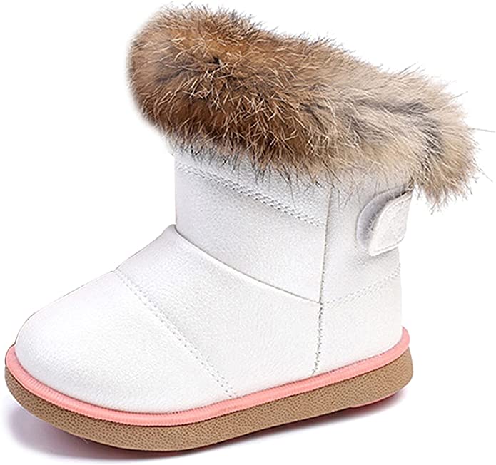 Bottes de Neige Fourrées Hiver Bébé / Enfant avec Fourrure
