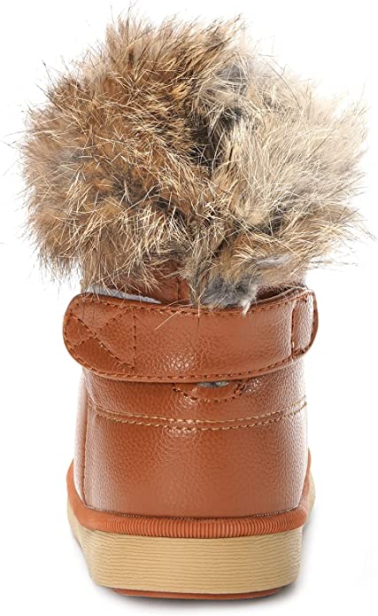 Bottes de Neige Fourrées Hiver Bébé / Enfant avec Fourrure