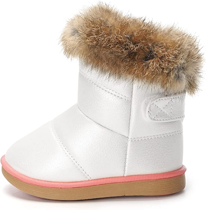 Bottes de Neige Fourrées Hiver Bébé / Enfant avec Fourrure