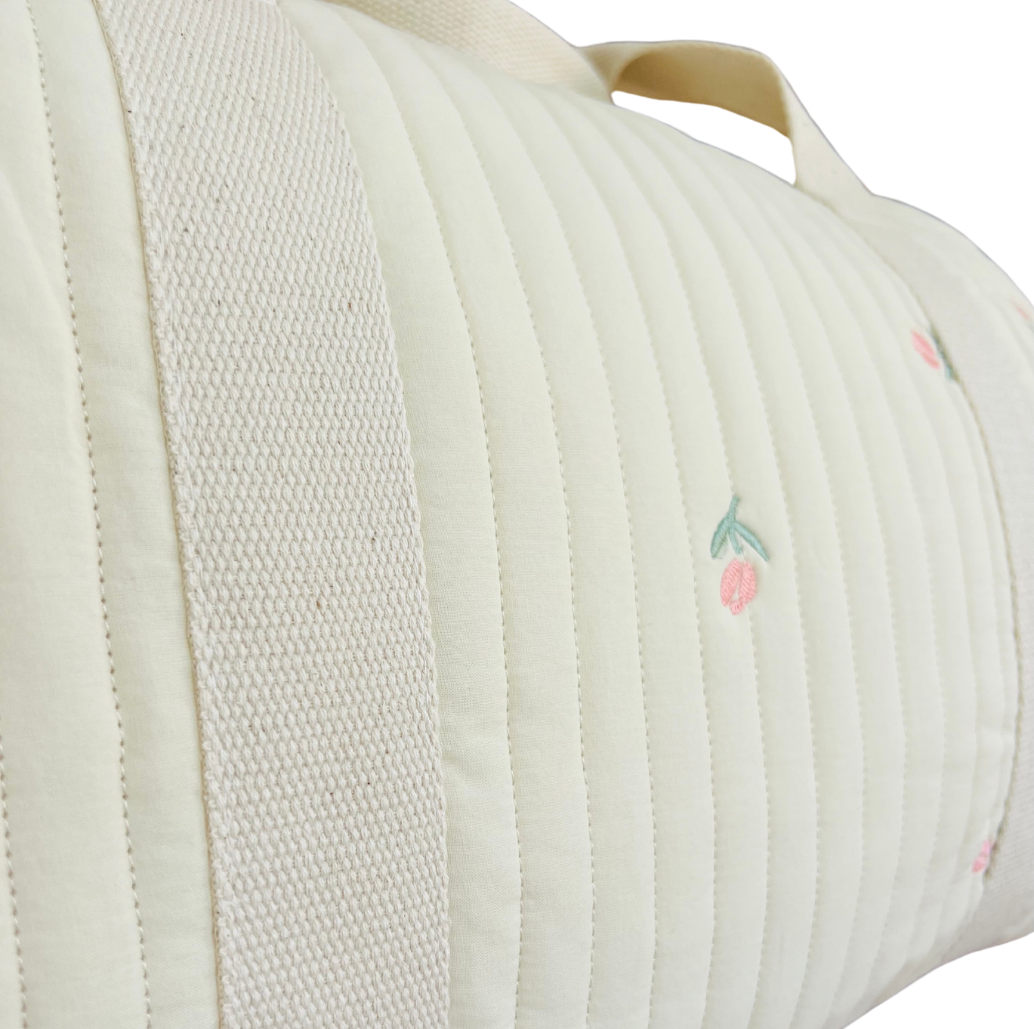 Sac à Langer Maternité Fleurs, Trousse de Rangement et Couverture