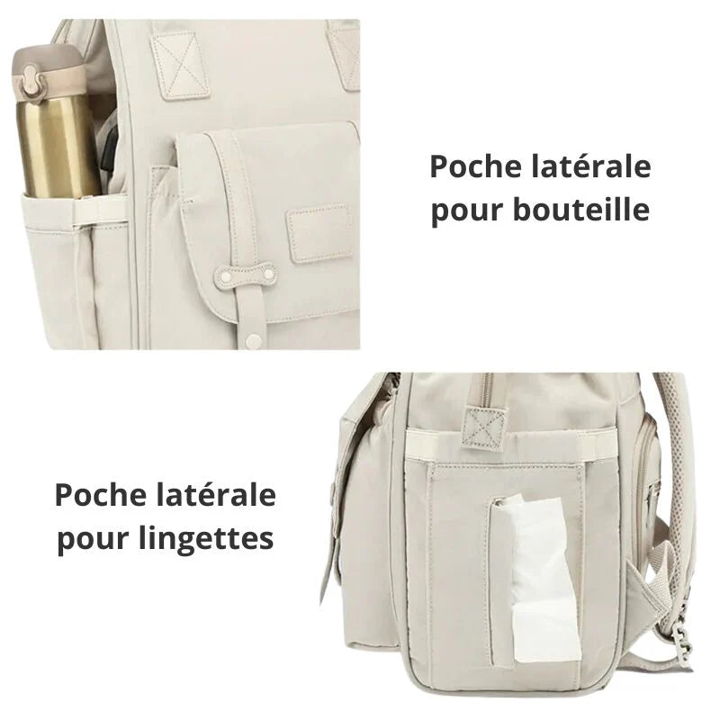 Sac à Langer NORA™ – Sac à dos à langer multifonction pour bébé