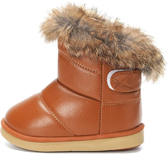 Bottes de Neige Fourrées Hiver Bébé / Enfant avec Fourrure