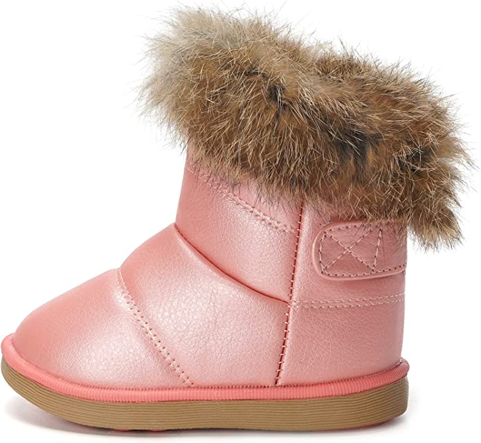 Bottes de Neige Fourrées Hiver Bébé / Enfant avec Fourrure