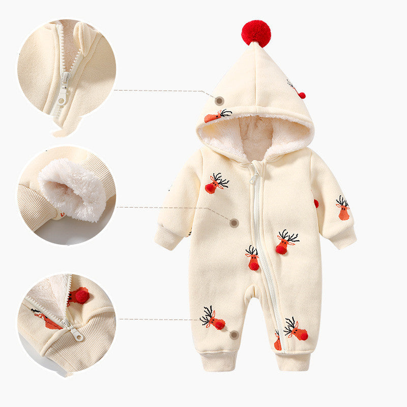 Combinaison Hiver Bébé Noël - Cerf