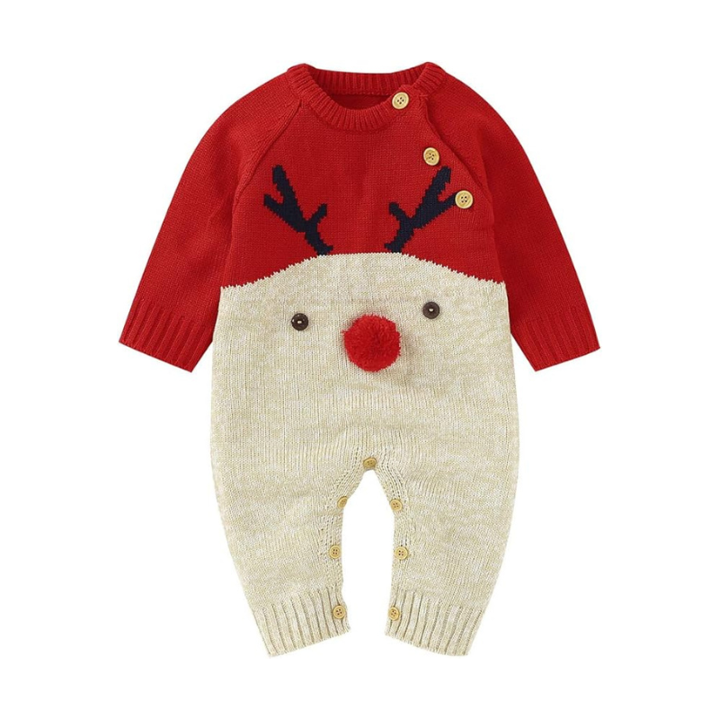 Combinaison Hiver Noël Bébé Laine