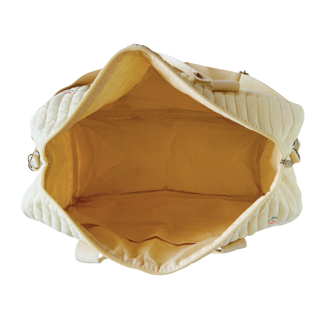 Sac à Langer Maternité Fleurs, Trousse de Rangement et Couverture