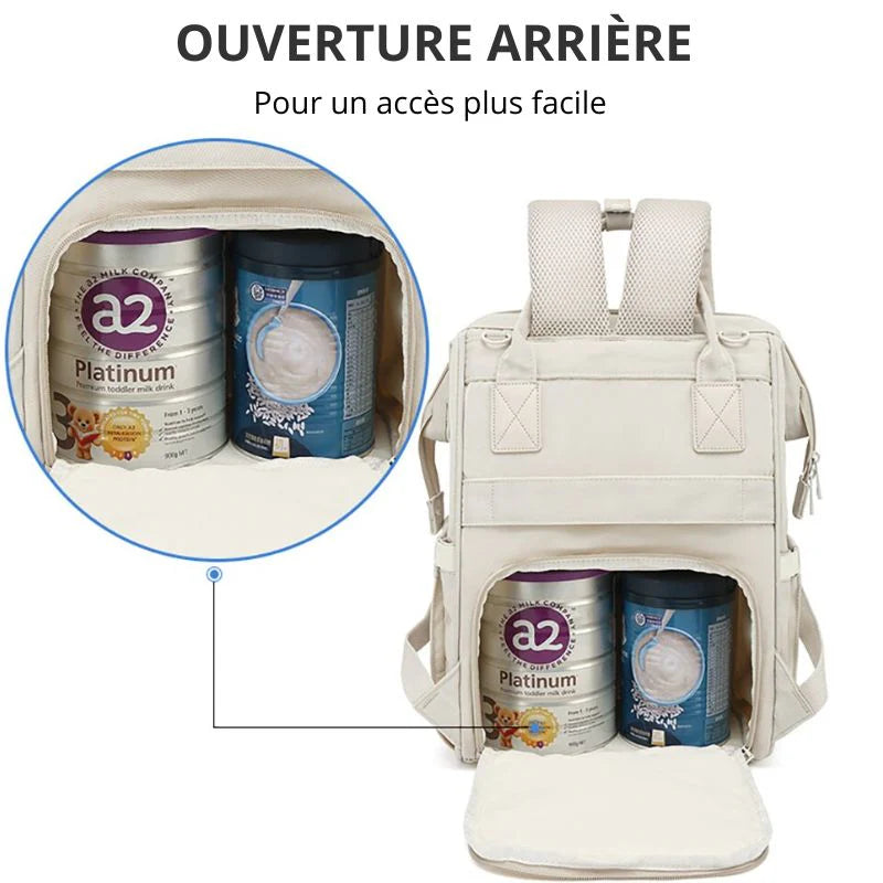 Sac à Langer NORA™ – Sac à dos à langer multifonction pour bébé