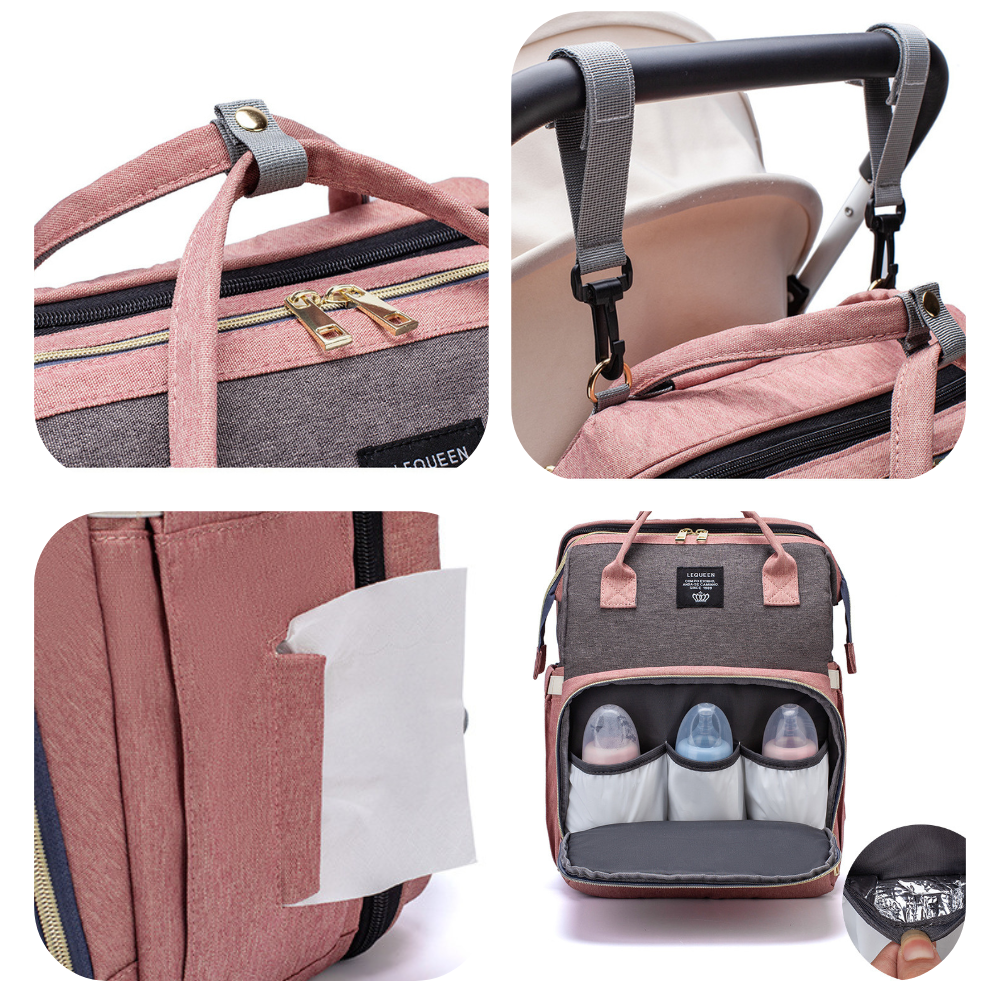 Sac à Langer Bébé Sac à Dos 3 en 1 - Hillary™