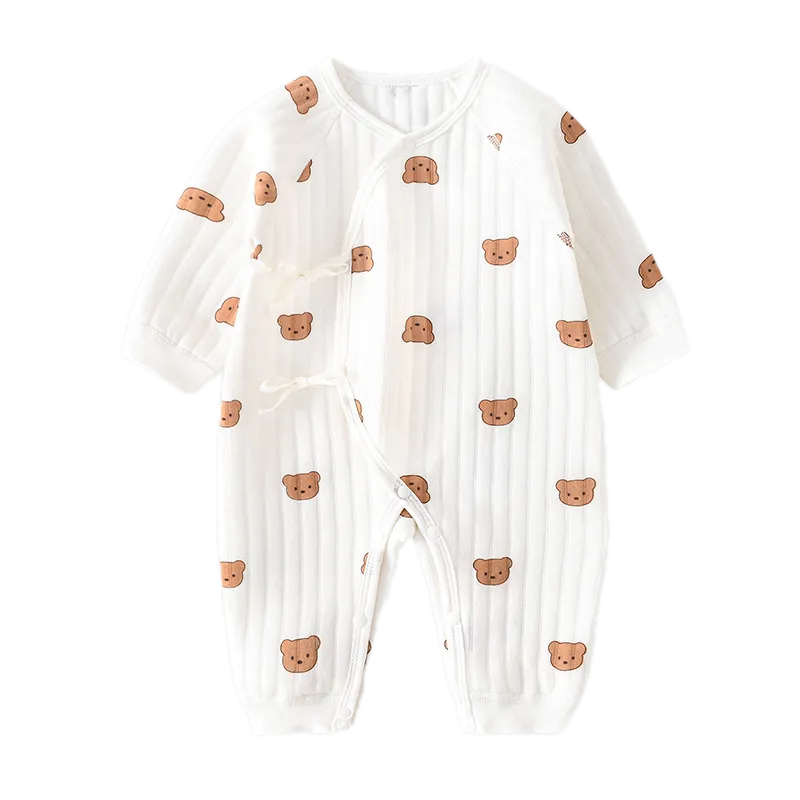 Barboteuse Bébé Coton - Ourson