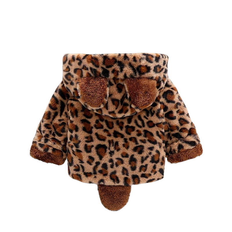 Manteau Bébé Lapin Polaire en Fausse Fourrure