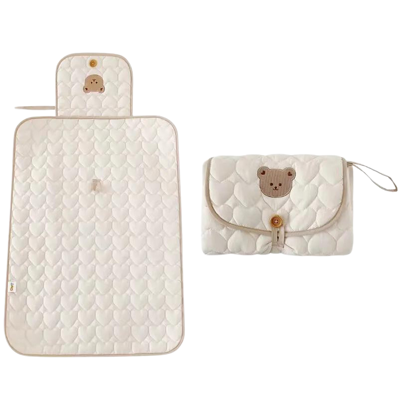 KEMUZ Tapis à Langer De Voyage Bébé Pliable - Matelas Change Portable Imperméable Pour Déplacements