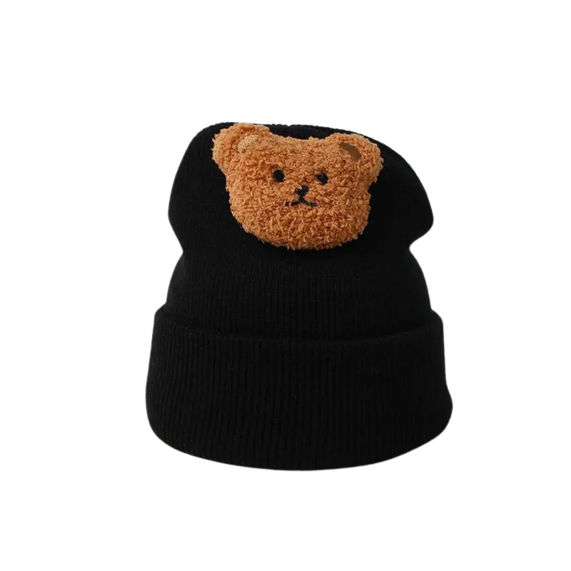 Bonnet Bébé Hiver Ourson