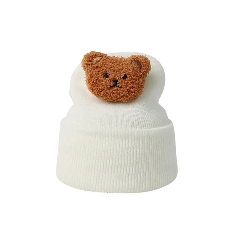 Bonnet Bébé Hiver Ourson