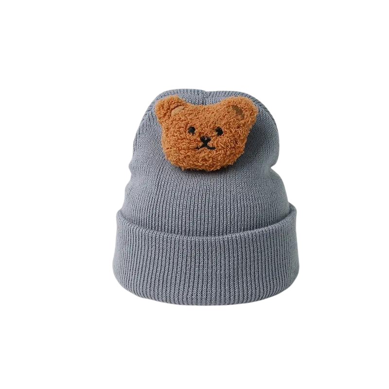 Bonnet Bébé Hiver Ourson