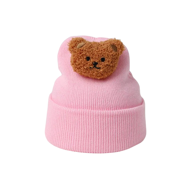 Bonnet Bébé Hiver Ourson