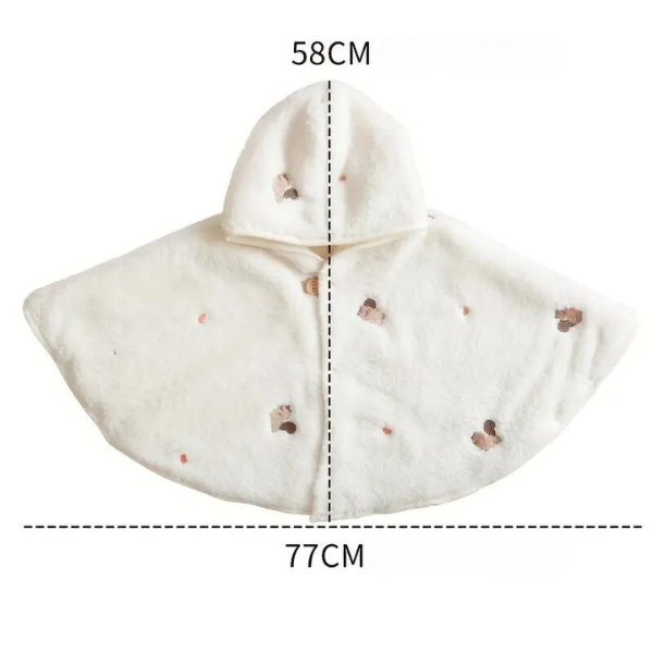 Manteau Cape Polaire Porte-Bébé