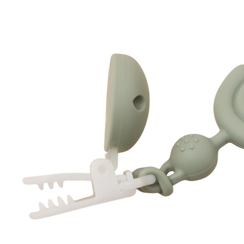 Attache Tétine Silicone - Arc-en-ciel