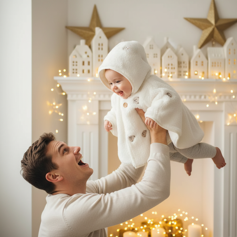 Manteau Cape Polaire Porte-Bébé