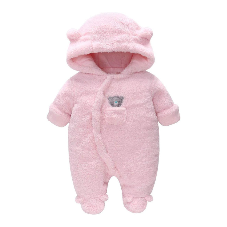Combinaison Polaire Hiver pour Bébé - Ourson