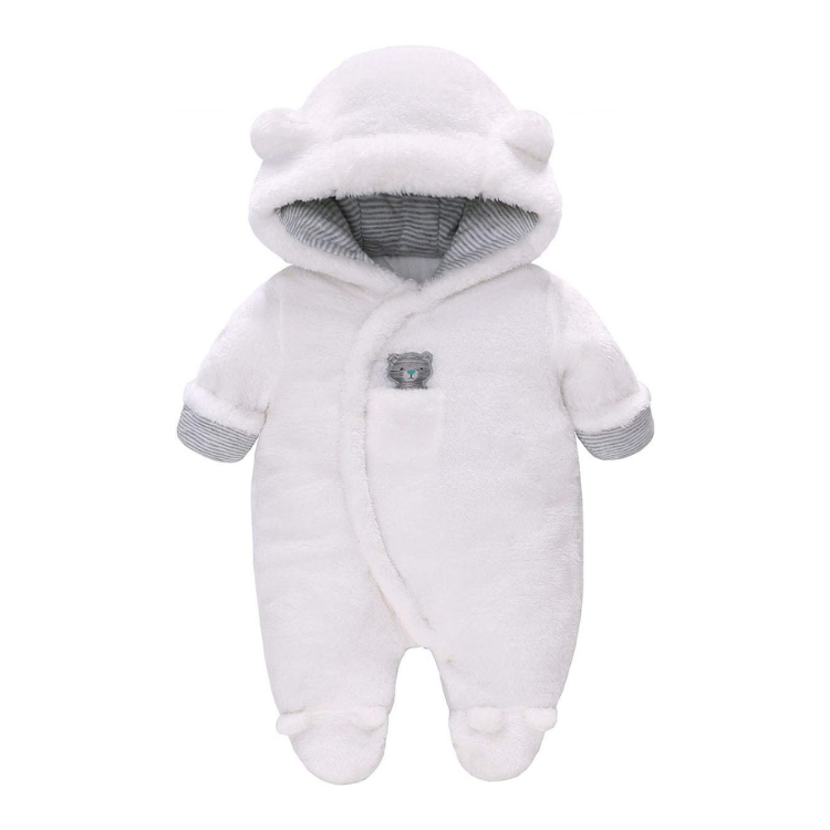 Combinaison Polaire Hiver pour Bébé - Ourson