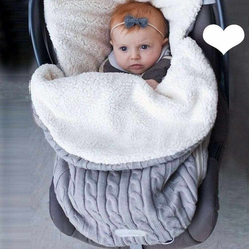Chancelière Bébé / Sac de couchage Laine et Polaire