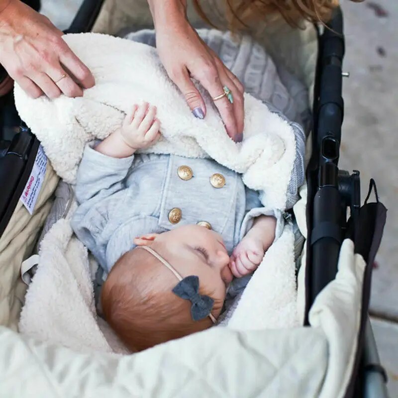 Chancelière Bébé / Sac de couchage Laine et Polaire