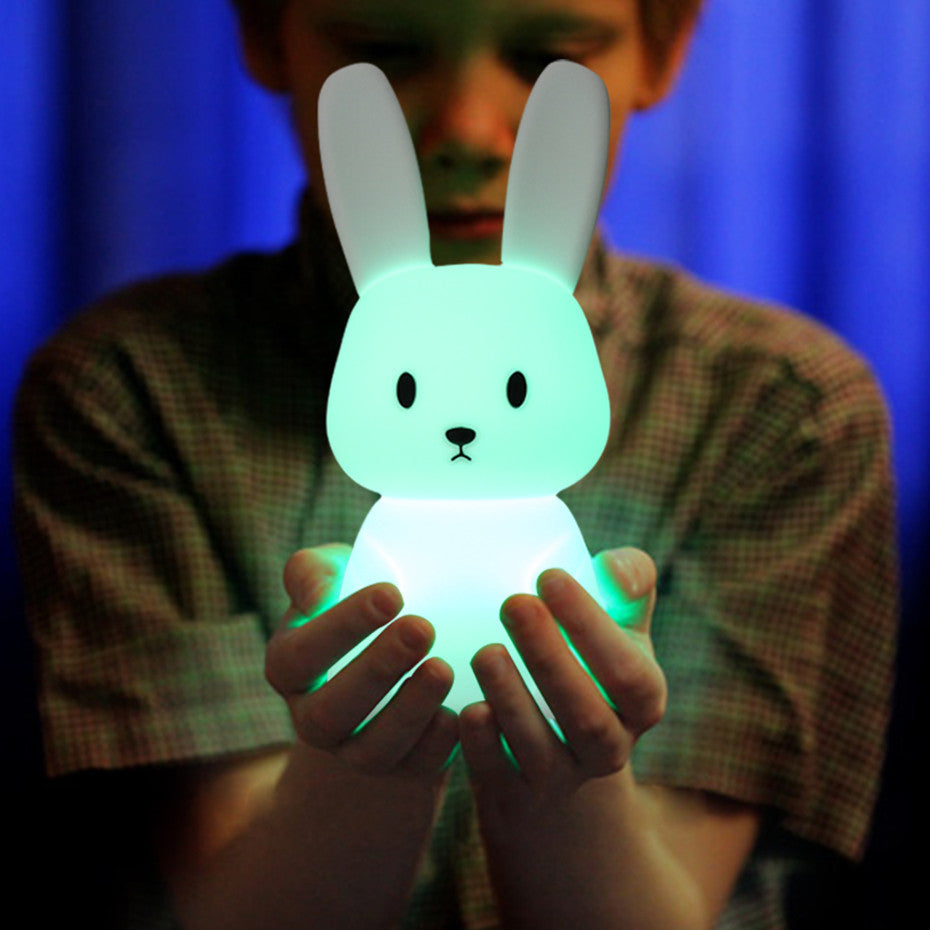 Veilleuse Bébé Lapin Silicone