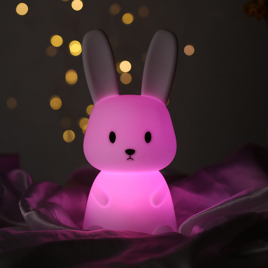 Veilleuse Bébé Lapin Silicone